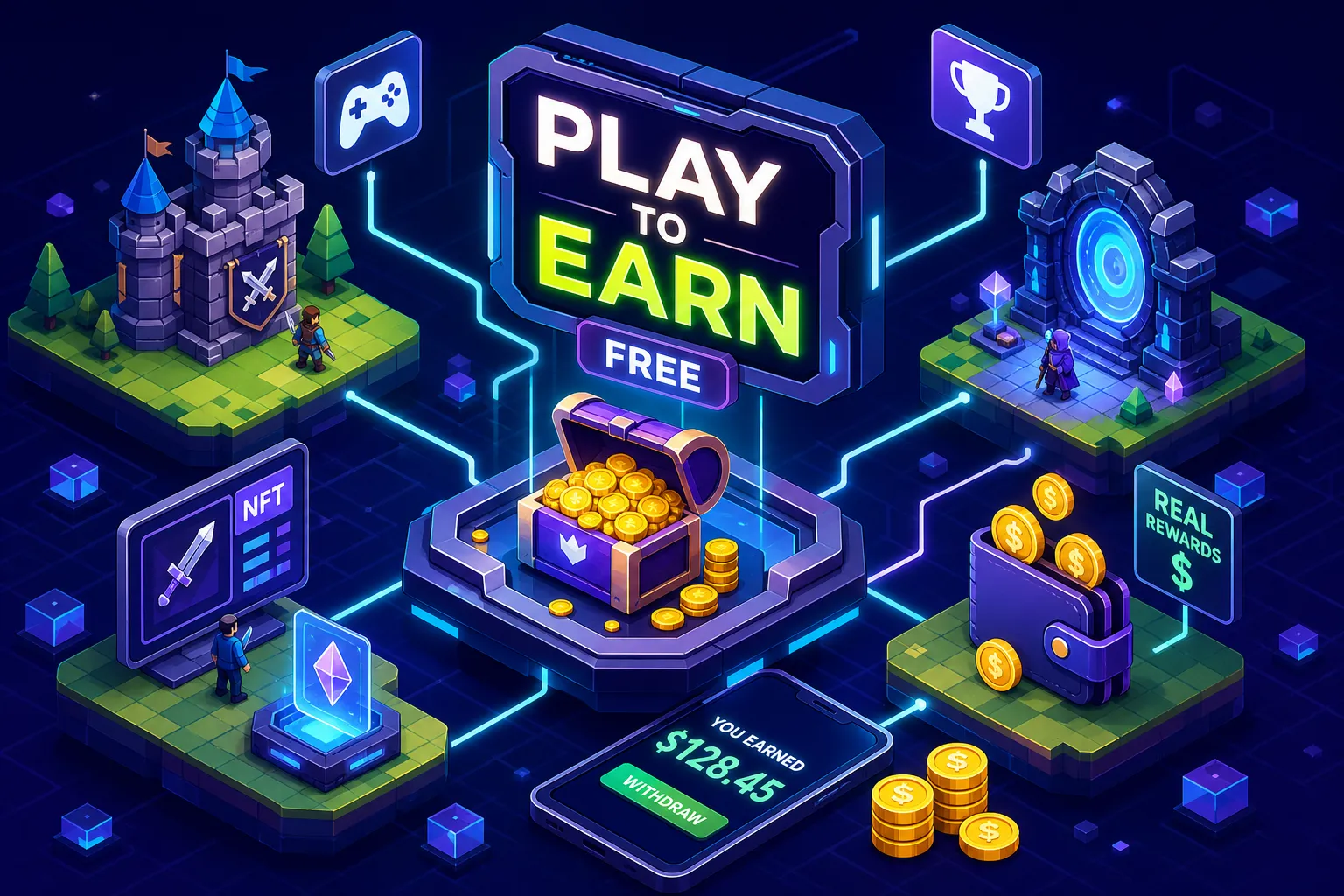 Best Free Play-to-Earn Games in 2026 That Actually Pay